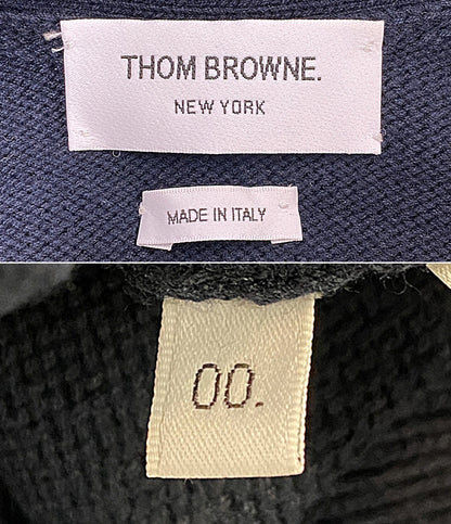THOM BROWNE RWBストライプインターシャVネックカーディガン MKC530A-Y3017-415 メンズ SIZE - トムブラウン