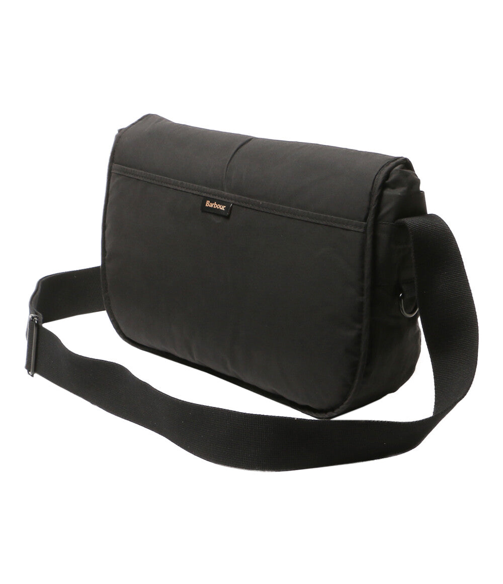 BARBOUR ショルダーバッグ Transport Riever Crossbody Bag BLK メンズ バブアー
