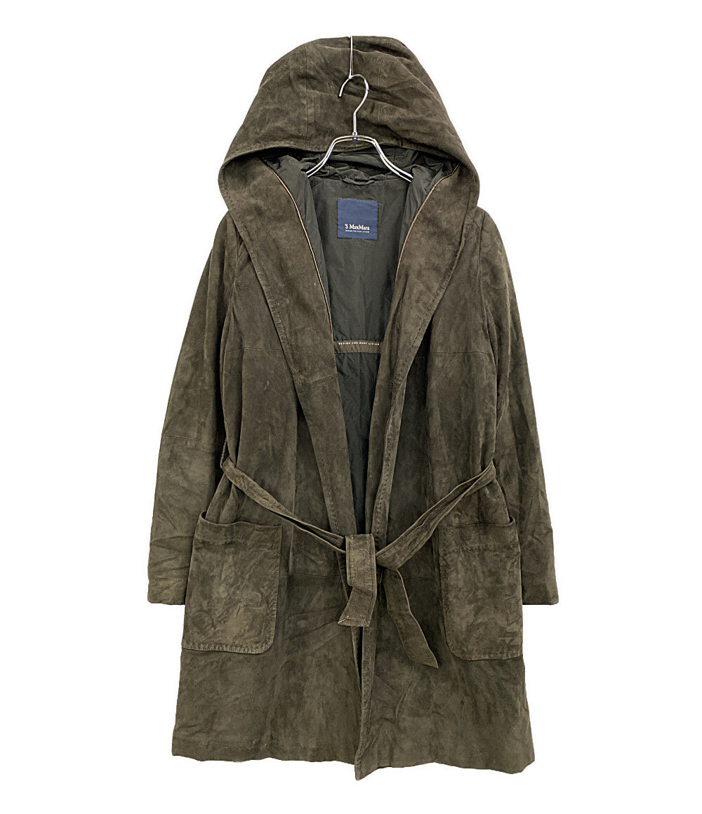 S MAX MARA コート スウェード ブラウン 94760183 レディース SIZE 36 エスマックスマーラ