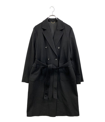23区 コート Loro Piana ブラック ダブルボタン レディース SIZE 38