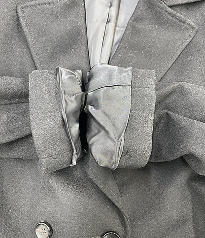 23区 コート Loro Piana ブラック ダブルボタン レディース SIZE 38