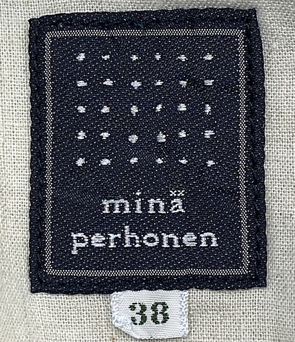 mina perhonen パンツ デニム ワイドサイズ dn4359 レディース SIZE 38 ミナペルホネン
