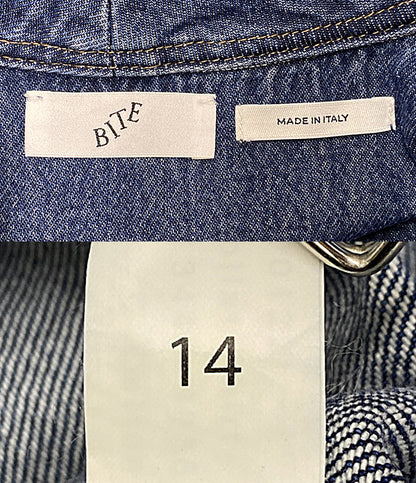 美品 BITE Studios バイト・ストゥディオズ デニムジャケット オーバーサイズ レディース SIZE 14