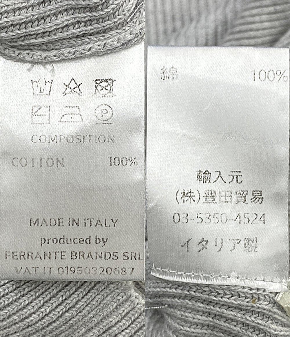 美品 filippo de laurentiis フィリッポ・デ・ローレンティス ニット グレー メンズ SIZE 46
