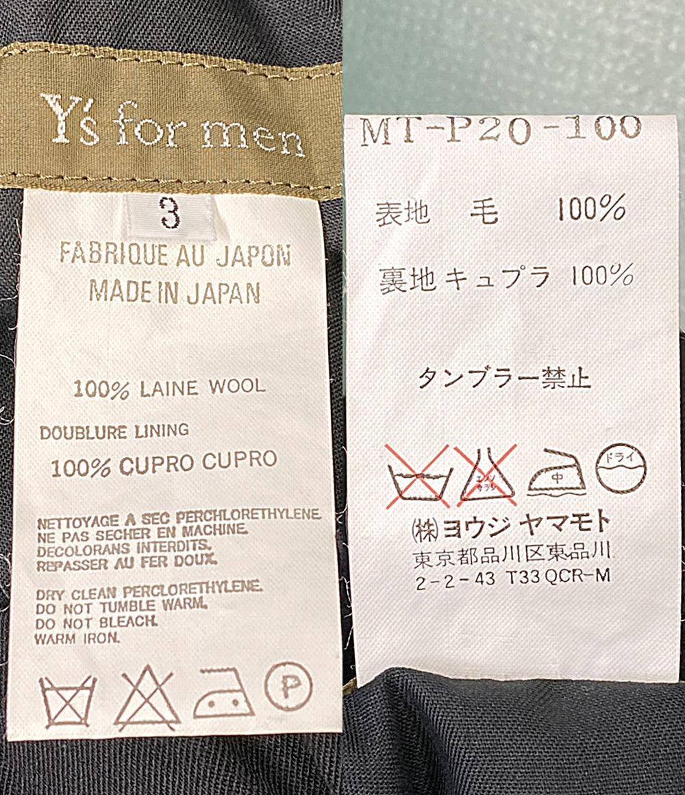 Y's for men サイドラインパンツ MT-P20-100 メンズ SIZE 3 ワイズ フォー メン