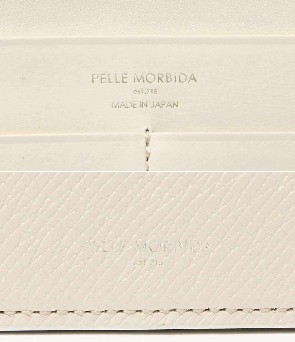 PELLE MORBIDA 長財布 barca ホワイト レディース ペッレモルビダ