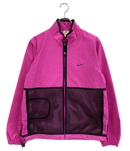 NIKE×Supreme シュプリーム ナイロンジャケット ピンク 17AW 921635-640 メンズ SIZE S ナイキ