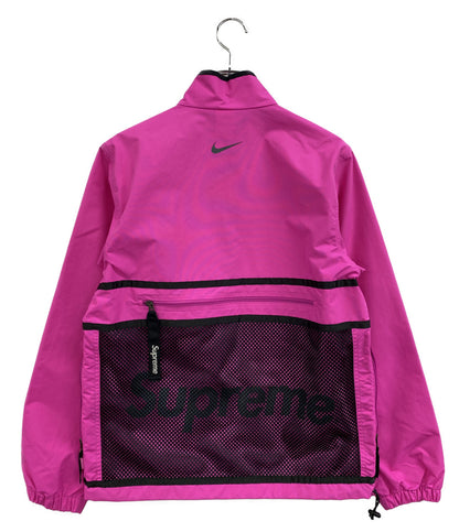 NIKE×Supreme シュプリーム ナイロンジャケット ピンク 17AW 921635-640 メンズ SIZE S ナイキ