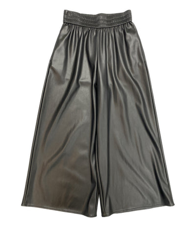MAX MARA Weekend パンツ レザー ブラック レディース SIZE XS マックスマーラウィークエンド