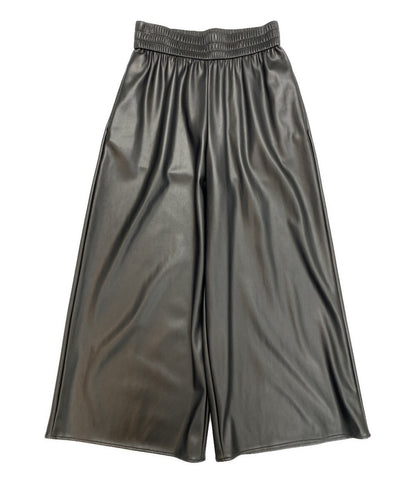 MAX MARA Weekend パンツ レザー ブラック レディース SIZE XS マックスマーラウィークエンド