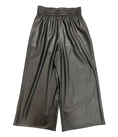MAX MARA Weekend パンツ レザー ブラック レディース SIZE XS マックスマーラウィークエンド