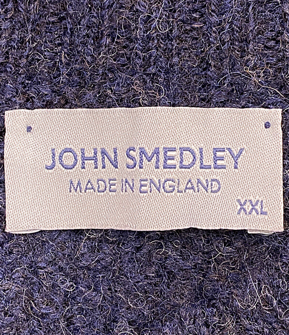 JOHN SMEDLEY ニット イギリス製 ネイビー メンズ SIZE XXL ジョンスメドレー