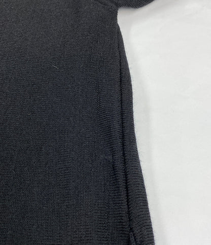 ETRO 長袖ニットワンピース Aライン ウールシルク ブラック レディース SIZE 42 エトロ