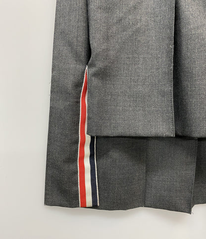 THOM BROWNE ツイル プリーツ ロングスカート FGC698V-00626-025 レディース SIZE 40 トムブラウン