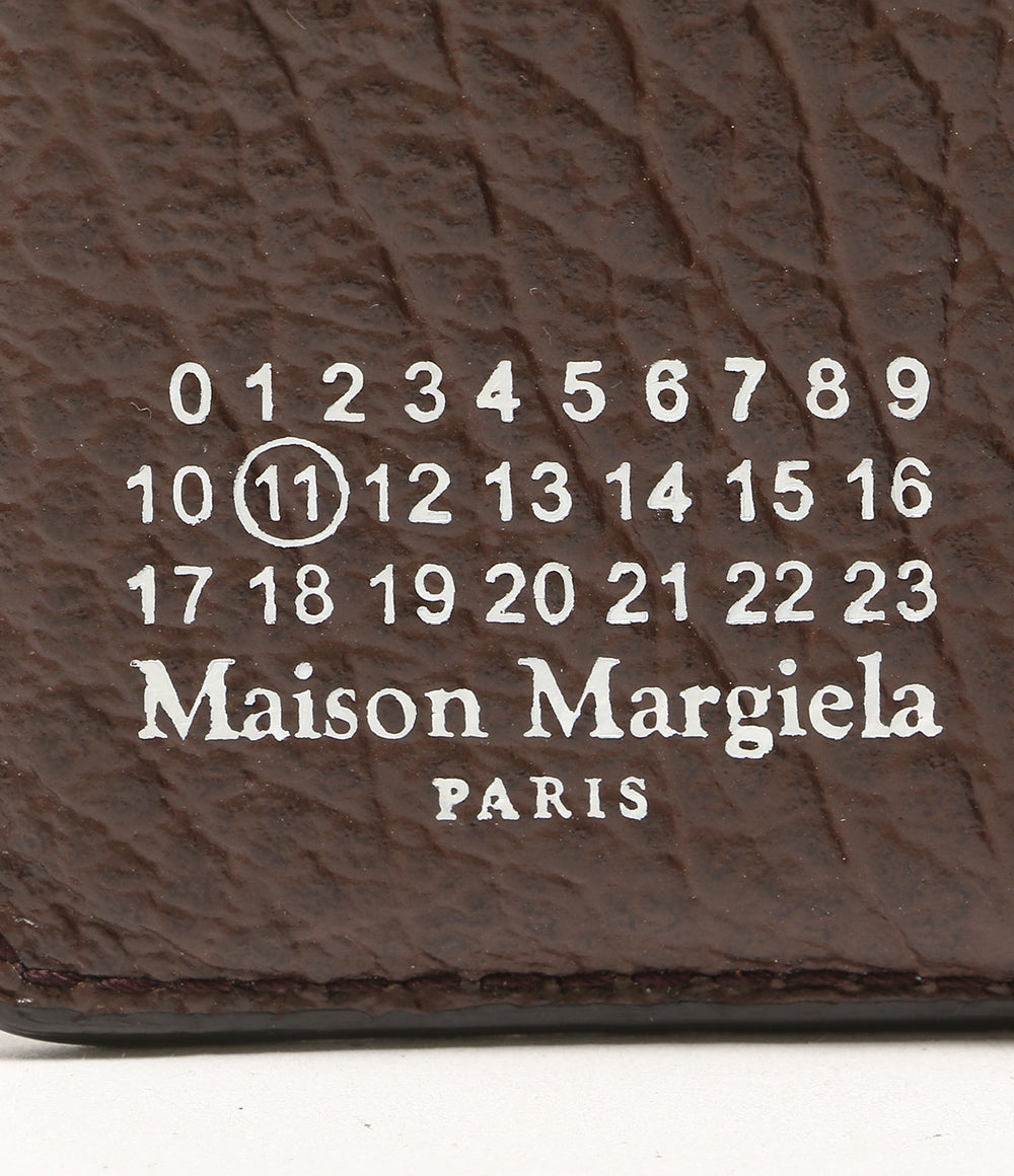 Maison Margiela カードケース キーリング ブラウン レディース メゾンマルジェラ
