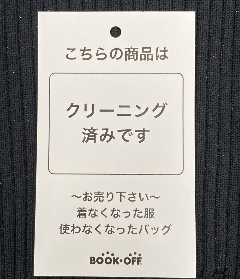 美品 CFCL フルーテッド グリッター カラーレス シャツ カーディガン レディース SIZE 1 シーエフシーエル