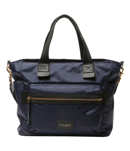 MARC JACOBS トートバッグ マザーズバッグ ナイロン ネイビー レディース マークジェイコブス