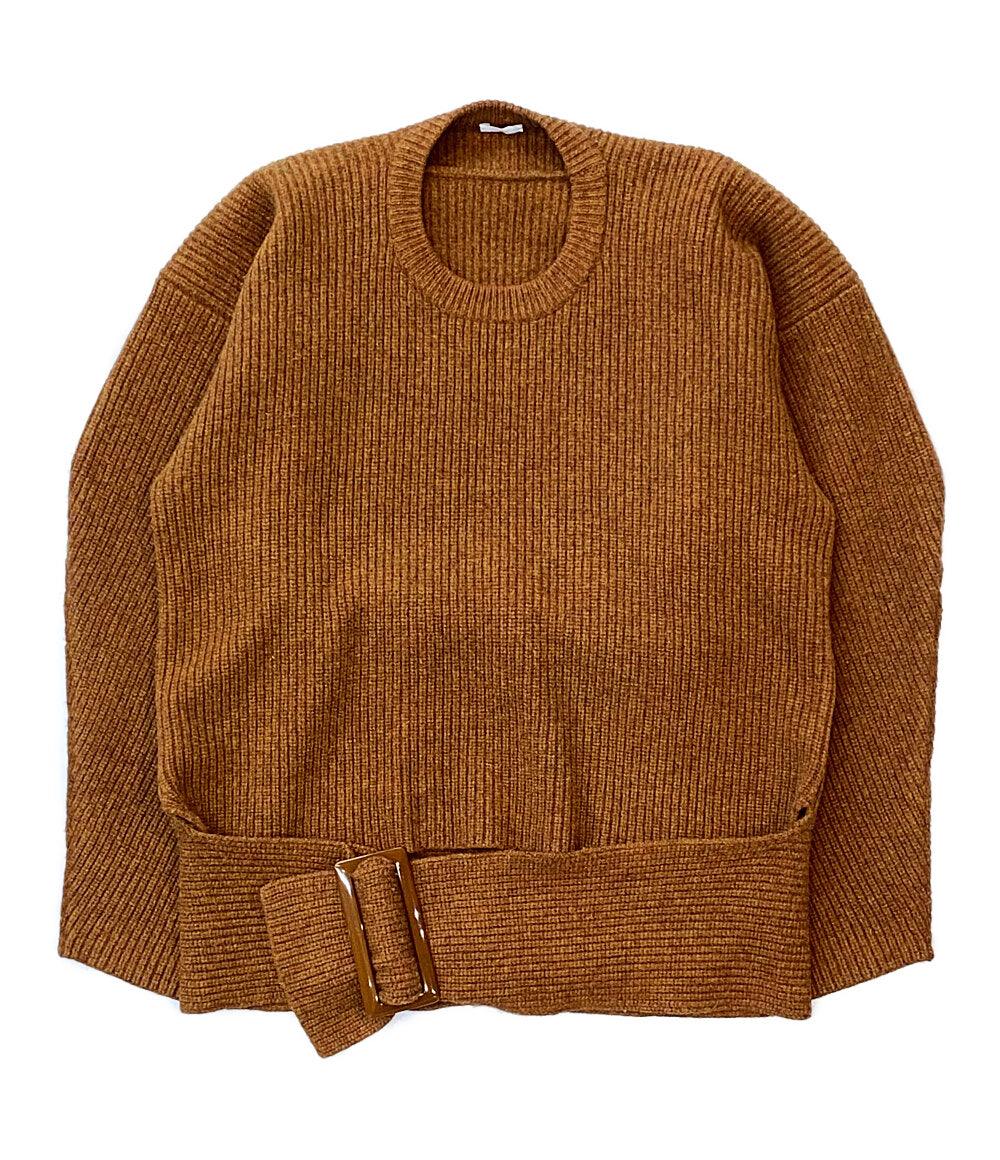 Rito リト 長袖リブニット ベルト付きニット 0779RTW213K レディース SIZE 36