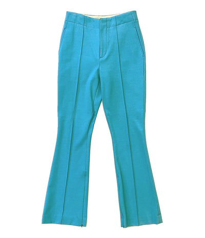 INSCRIRE アンスクリア センターシームパンツ ターコイズブルー I21AW-PT110 レディース SIZE 34