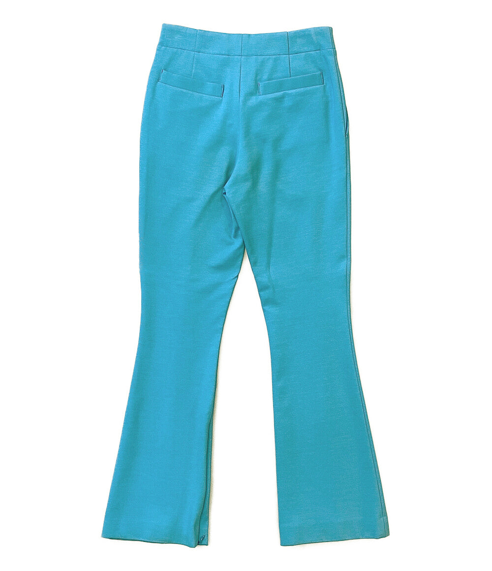 INSCRIRE アンスクリア センターシームパンツ ターコイズブルー I21AW-PT110 レディース SIZE 34