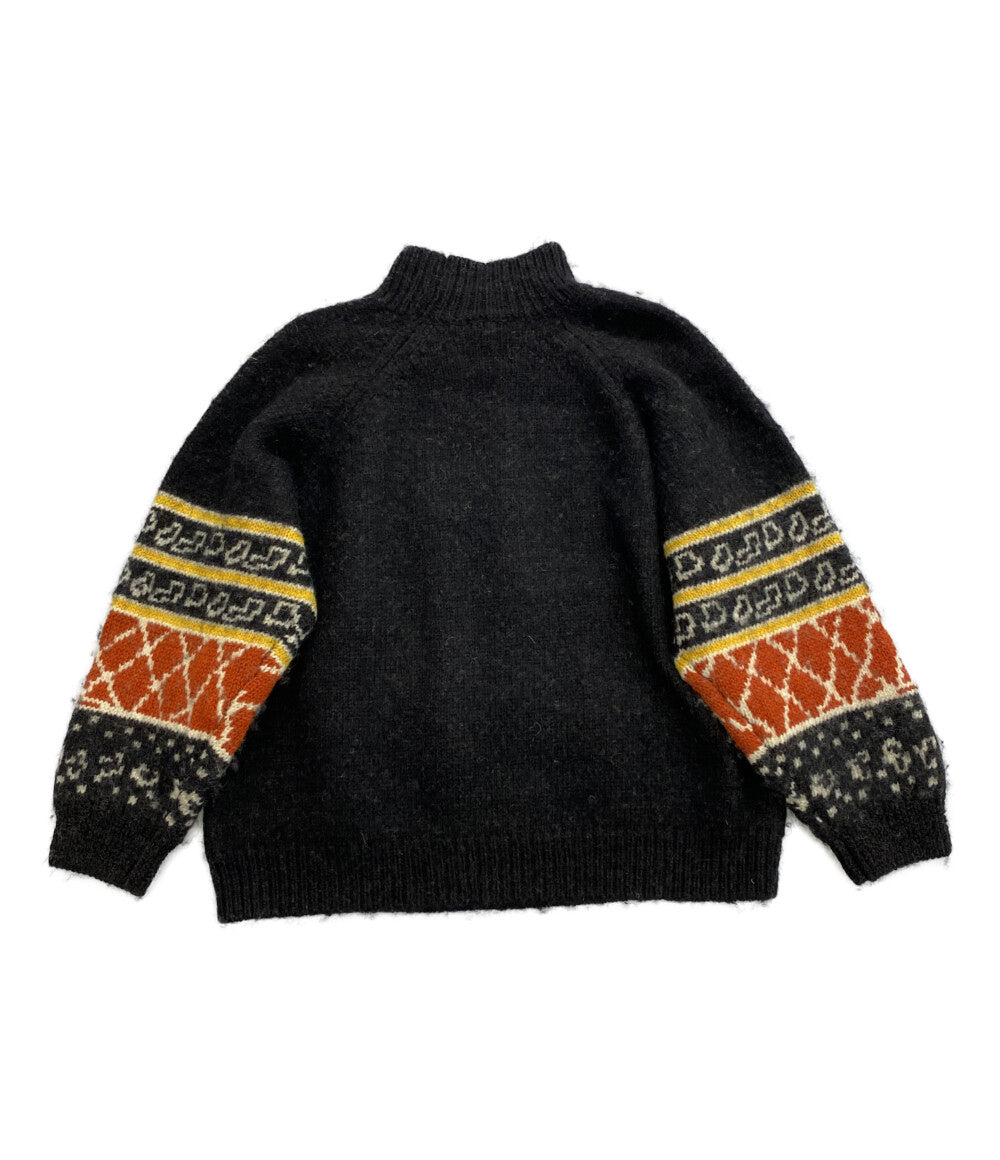 TAN タン ニット PAINTING JAQUARD PULLOVER ウール 2023 TN22AW012 レディース SIZE F