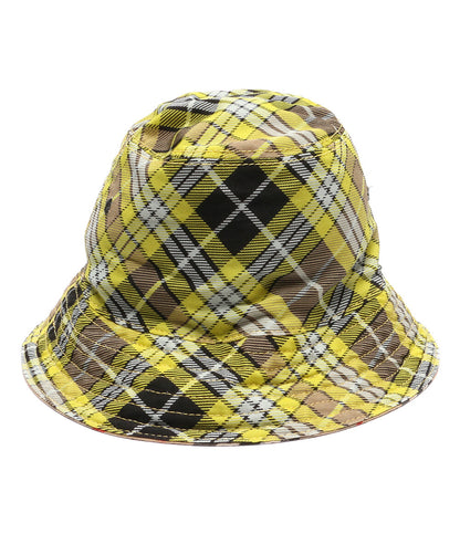 BURBERRY London ハット イエロー チェック レディース SIZE S バーバリーロンドン