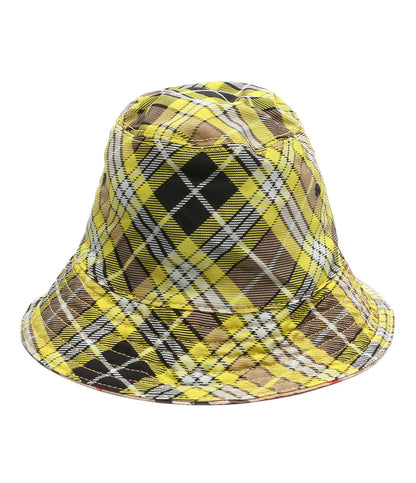 BURBERRY London ハット イエロー チェック レディース SIZE S バーバリーロンドン
