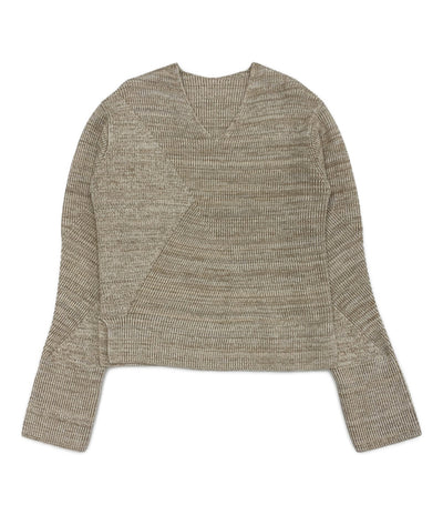 DES PRES ニット ライトベージュ ボーダー 21aw レディース SIZE S デプレ