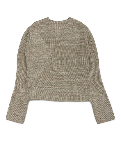 DES PRES ニット ライトベージュ ボーダー 21aw レディース SIZE S デプレ