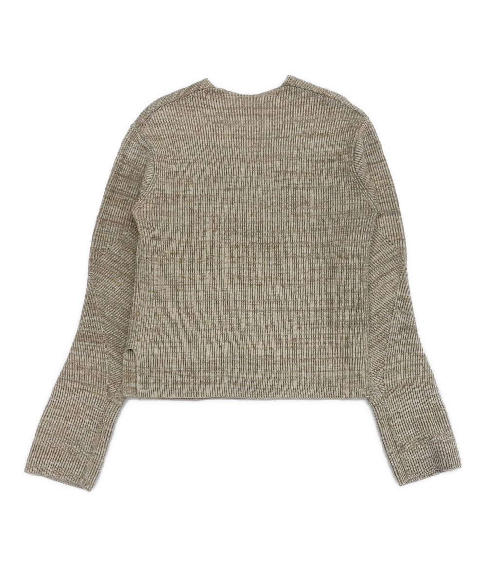 DES PRES ニット ライトベージュ ボーダー 21aw レディース SIZE S デプレ