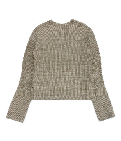 DES PRES ニット ライトベージュ ボーダー 21aw レディース SIZE S デプレ