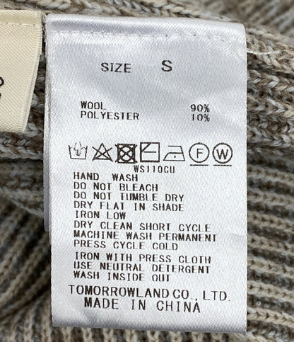 DES PRES ニット ライトベージュ ボーダー 21aw レディース SIZE S デプレ