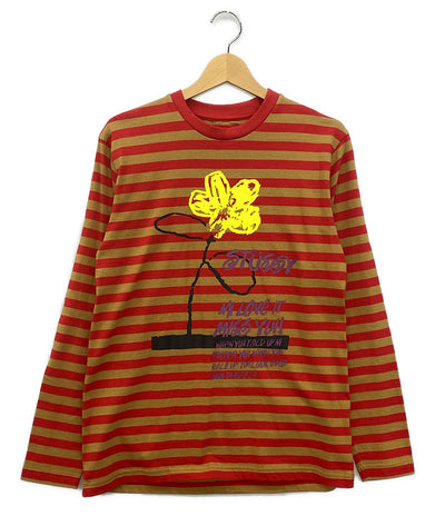 STUSSY 長袖Ｔシャツ ボーダー メンズ SIZE S ステューシー