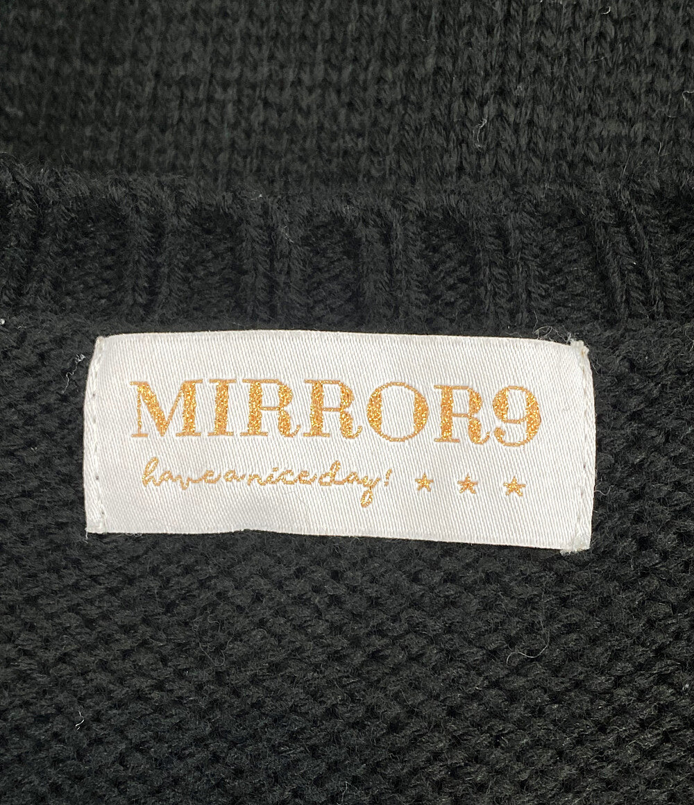 MIRROR9 ミラーナイン 長袖ロゴニット レディース SIZE L
