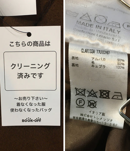 TAGLIATORE コート ブラウン アルパカ レディース SIZE 40 タリアトーレ