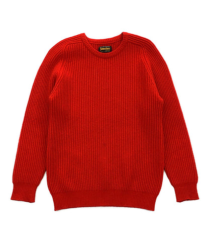 Johnstons ジョンストンズ ニット カシミヤ100％ レッド レディース SIZE -