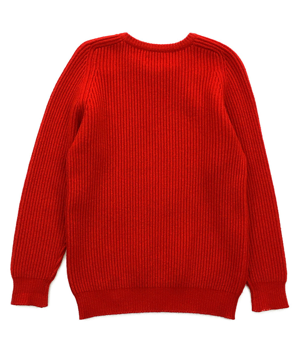 Johnstons ジョンストンズ ニット カシミヤ100％ レッド レディース SIZE -