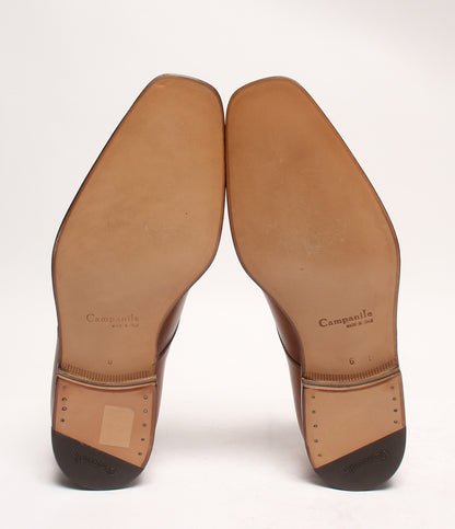 Campanil ドレスシューズ ブラウン モックトュー 120189 メンズ SIZE 6 カンパニーレ
