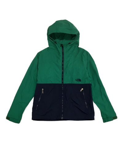 THE NORTH FACE マウンテンパーカー グリーン×ネイビー レディース SIZE L ザノースフェイス