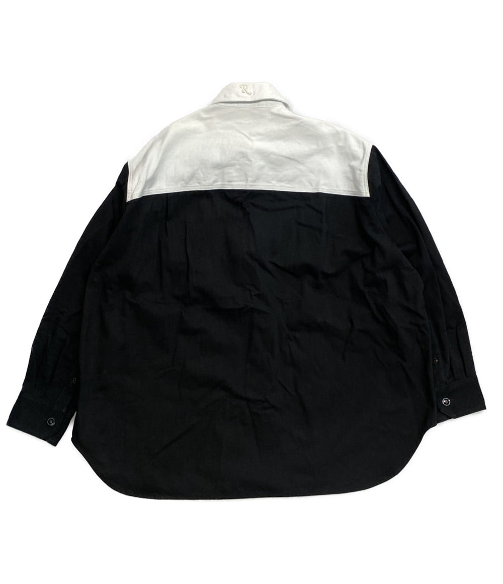 RAF SIMONS 長袖シャツ Oversized bicolor denim shirts 22AW メンズ SIZE S ラフシモンズ