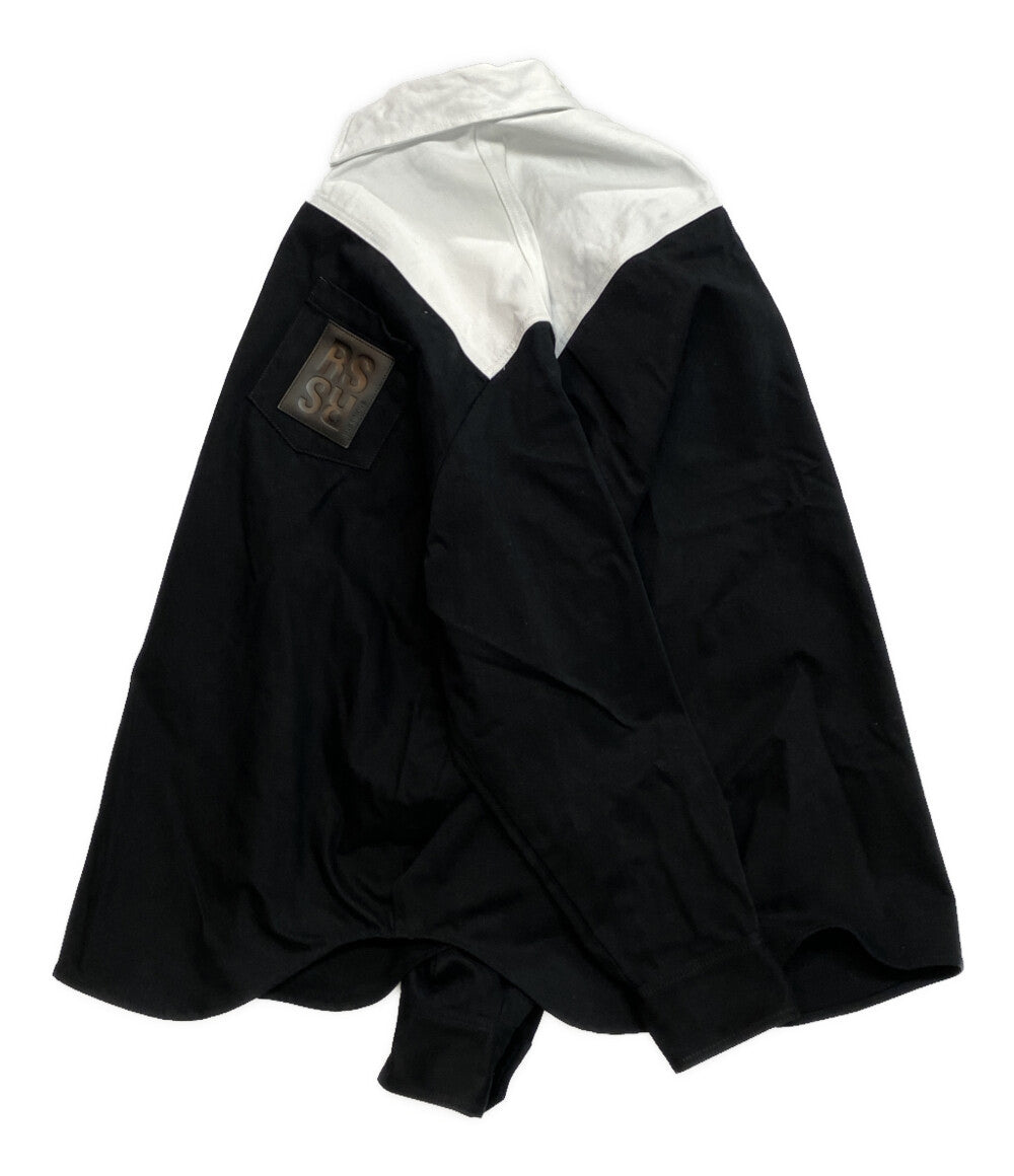 RAF SIMONS 長袖シャツ Oversized bicolor denim shirts 22AW メンズ SIZE S ラフシモンズ