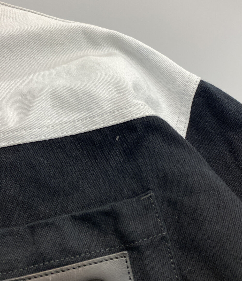 RAF SIMONS 長袖シャツ Oversized bicolor denim shirts 22AW メンズ SIZE S ラフシモンズ