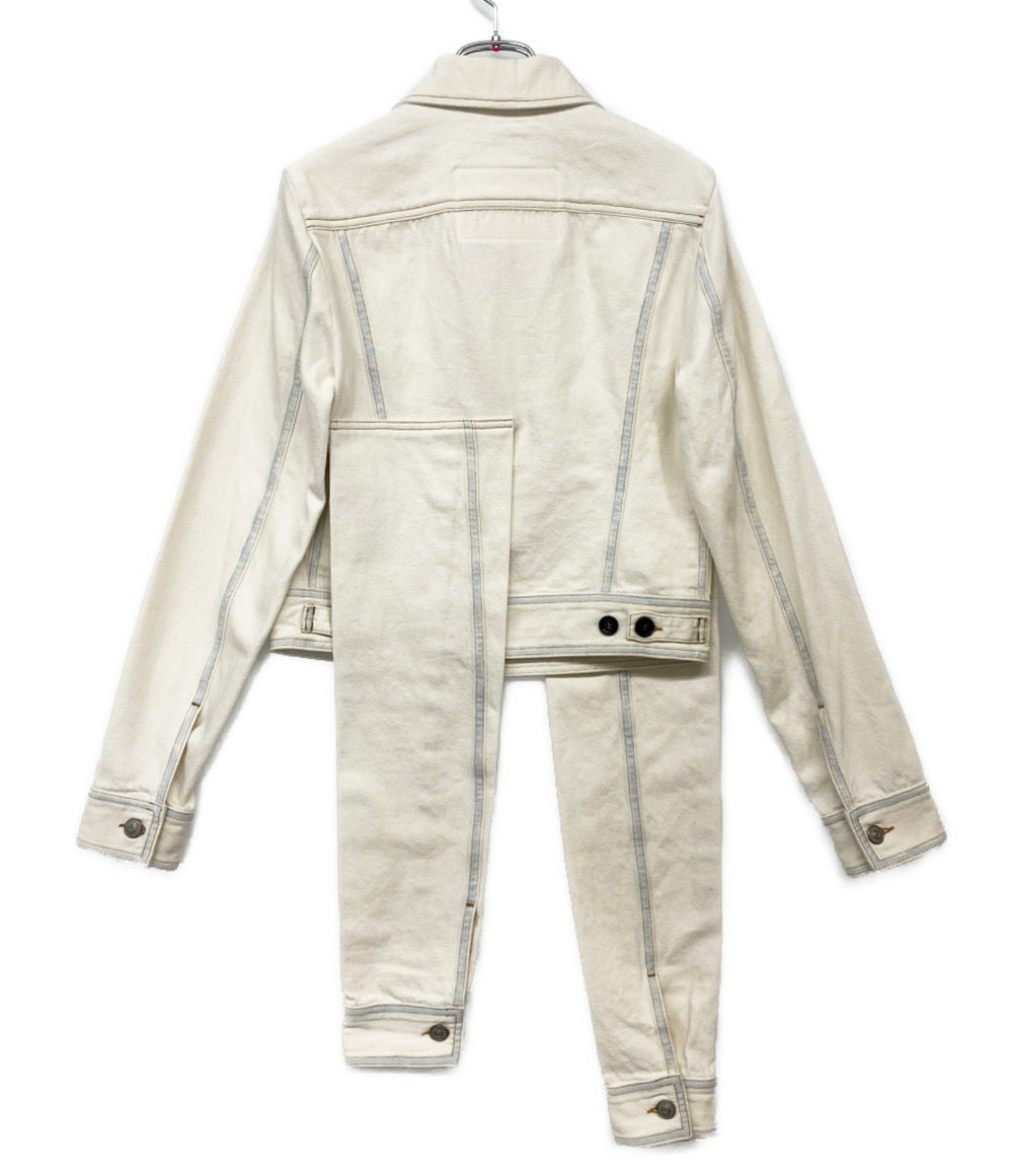 美品 MM6 変形デニムジャケット 2022SS レディース SIZE 38 エムエムシックス