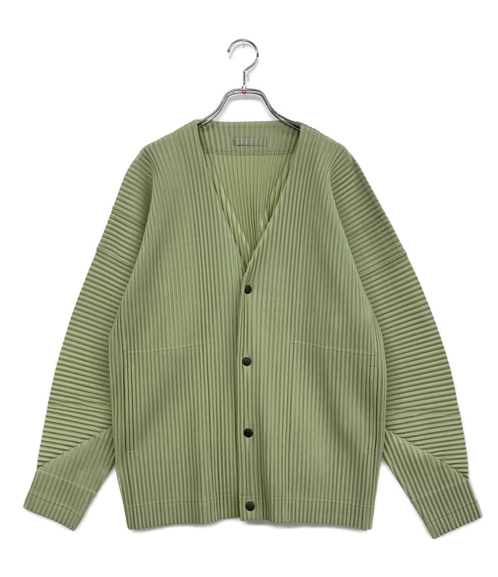 HOMME PLISSE ISSEY MIYAKE カーディガン Vネック HP53JL101 レディース SIZE 2 オム プリッセ イッセイミヤケ