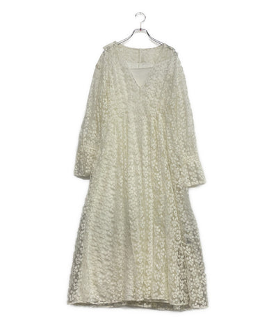 AMERI ワンピース VINTAGE LIKE SHEER FLOWER DRESS レディース SIZE M アメリ