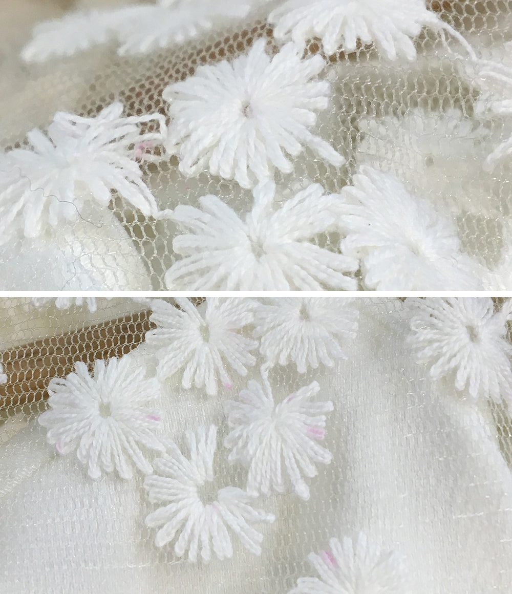 AMERI ワンピース VINTAGE LIKE SHEER FLOWER DRESS レディース SIZE M アメリ