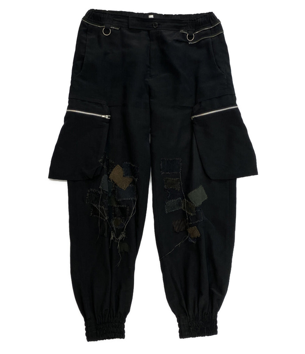 UNDERCOVER カーゴパンツ SCAB期 ブラック パッチワーク メンズ SIZE M アンダーカバー