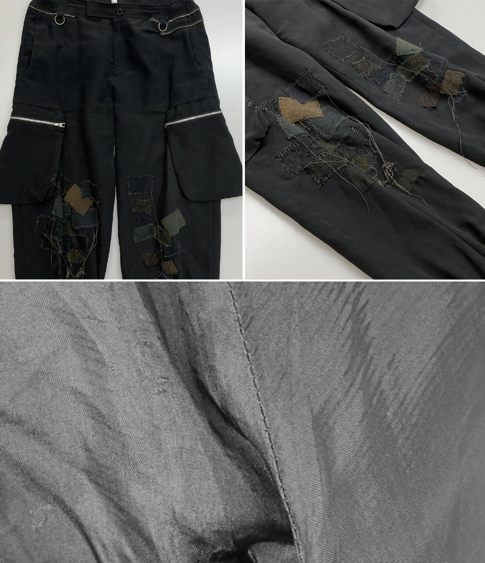 UNDERCOVER カーゴパンツ SCAB期 ブラック パッチワーク メンズ SIZE M アンダーカバー