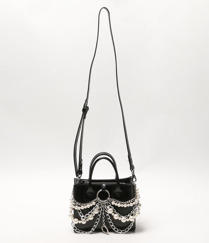 JUNYA WATANABE COMME des GARCONS チェーントリムハンドバッグ 2023SS レディース ジュンヤワタナベコムデギャルソン