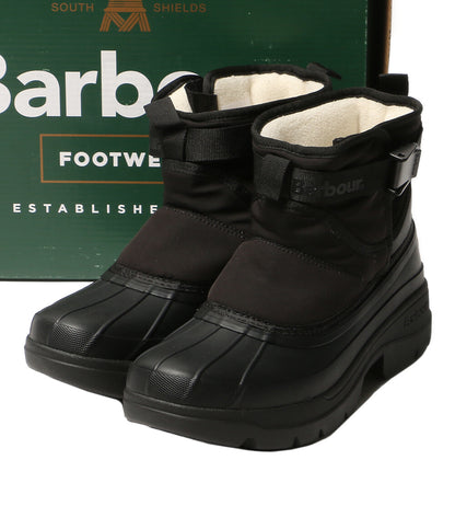 美品 BARBOUR ブーツ BRAYBOURN DUCK BOOT WELLY ブラック レディース SIZE 5 バブアー